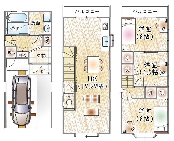 寝屋川市田井町の中古一戸建