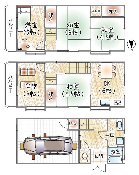 寝屋川市平池町の中古一戸建