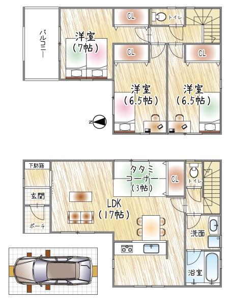 寝屋川市新家１丁目の新築一戸建