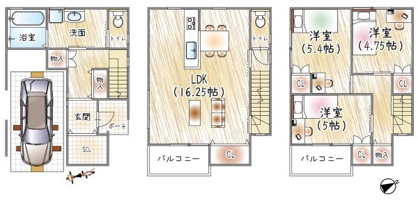 寝屋川市高宮栄町の新築一戸建