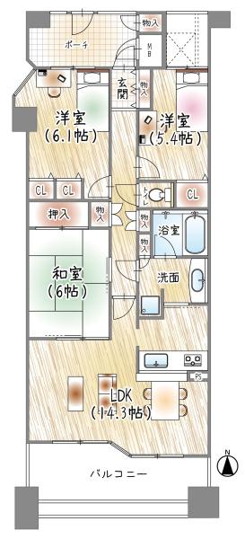 ブロッサムガーデン３番館（大阪府交野市私部西１丁目・交野市駅の中古