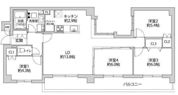 エメラルドグリーンヒルズ平岸