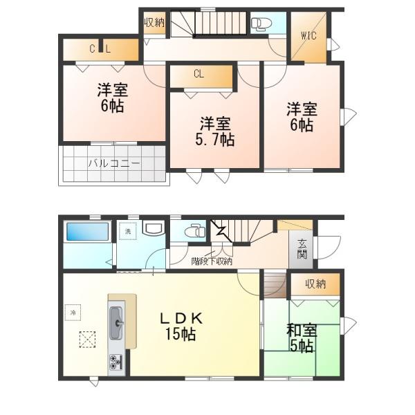 鈴鹿市東磯山23-1期　2号棟　新築戸建