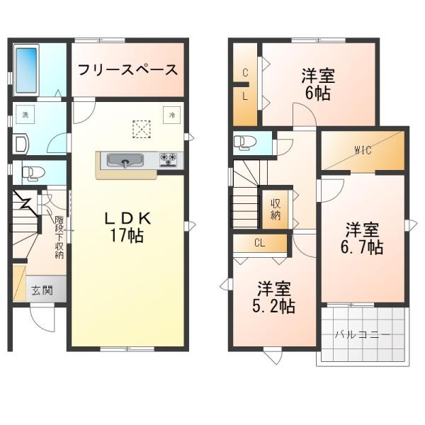 鈴鹿市長太新町23-1期　2号棟　新築戸建