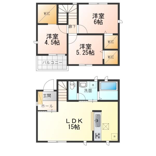 鈴鹿市長太新町第3期　新築戸建　3号棟