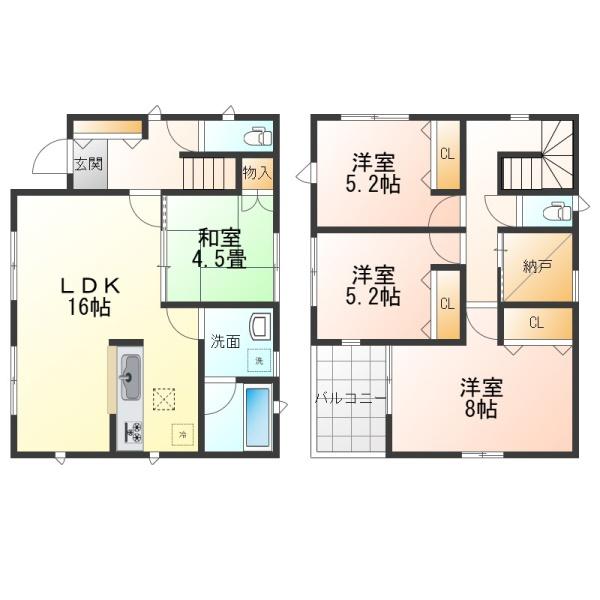 鈴鹿市高岡台第5　1号棟　新築戸建　全4棟