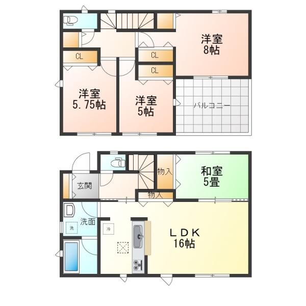 鈴鹿市高岡台第5　2号棟　新築戸建　全4棟