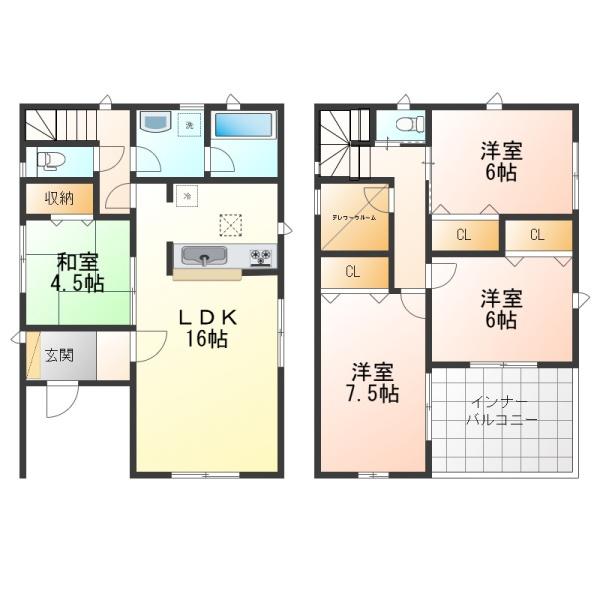 川越町亀崎新田第3　5号棟　新築戸建