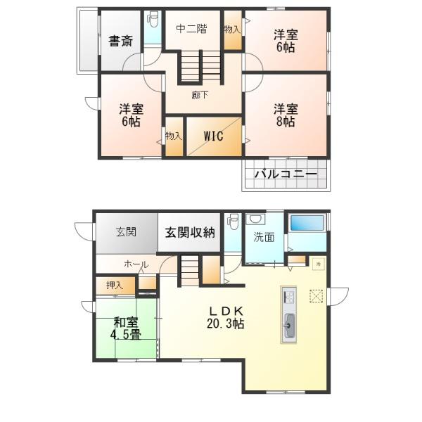 鈴鹿市稲生こがね園の中古一戸建