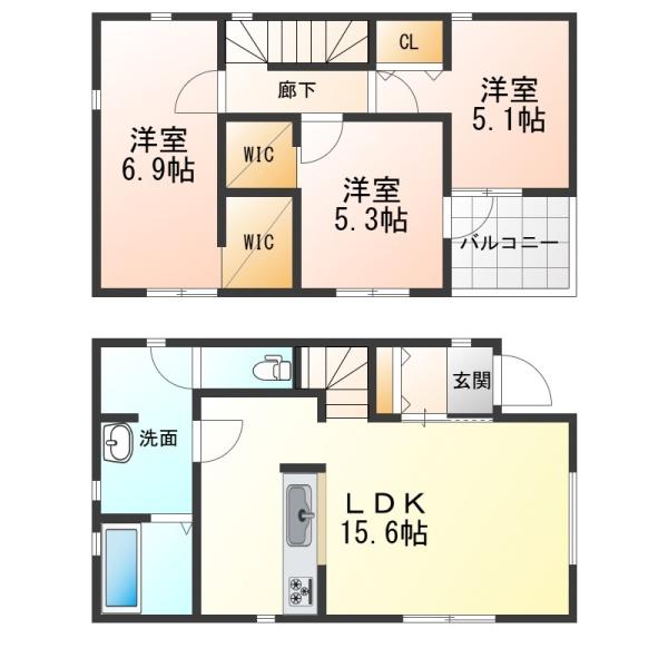 津市河芸町上野新築戸建　1号棟