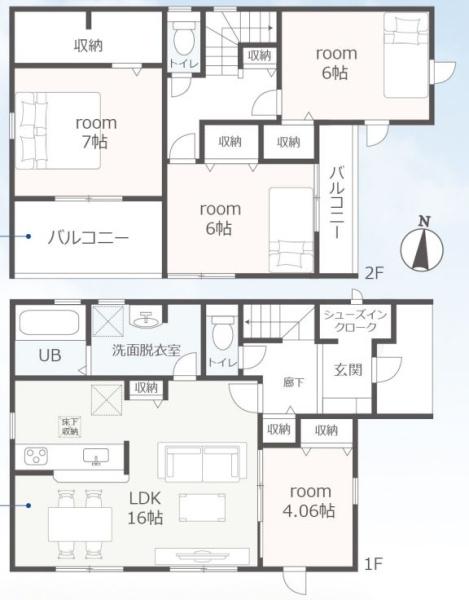 四日市市楠町本郷第14　新築戸建　全4棟　3号棟