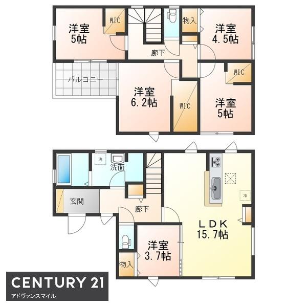 鈴鹿市住吉第2　1号棟　新築戸建