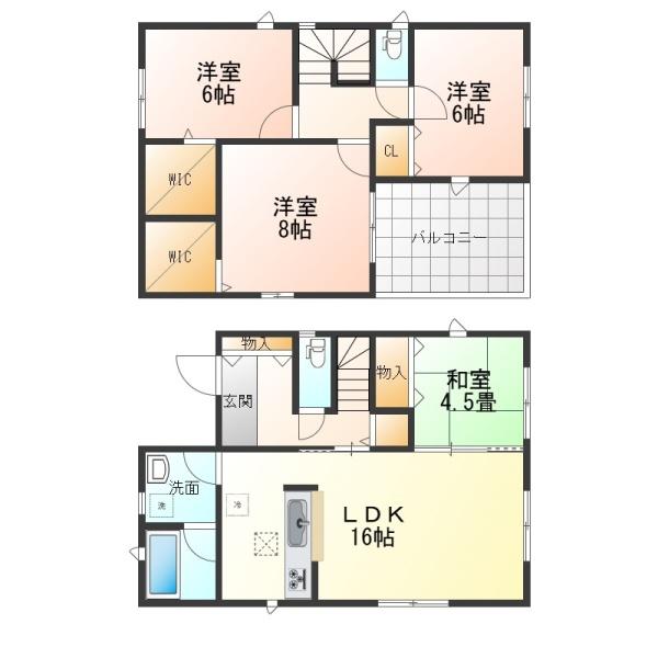 鈴鹿市長太栄町第4　1号棟　新築戸建