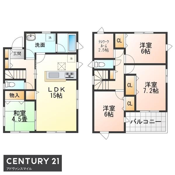 亀山市羽若町第1　新築戸建　全4棟　1号棟
