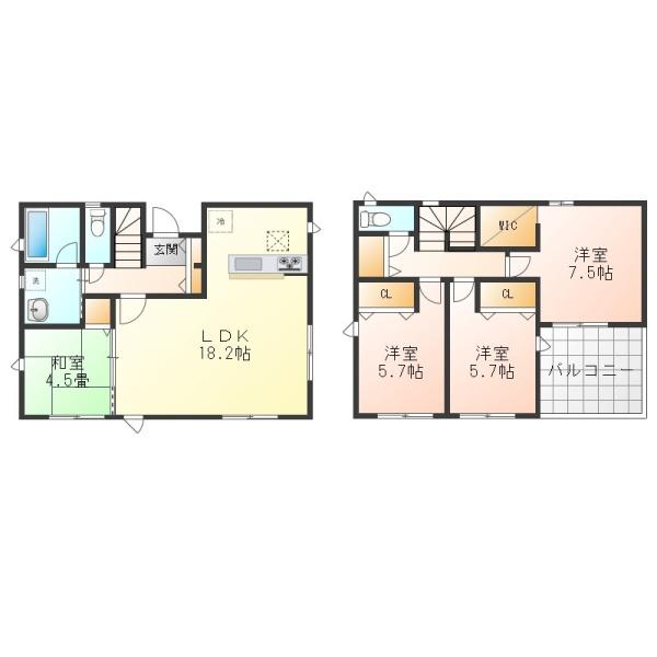亀山市羽若町第1　新築戸建　全4棟　2号棟