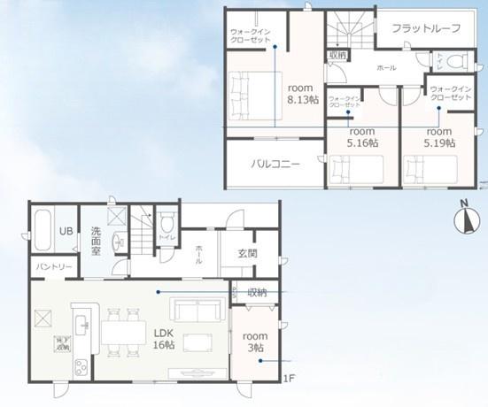 亀山市羽若町　新築戸建　全5棟　1号棟