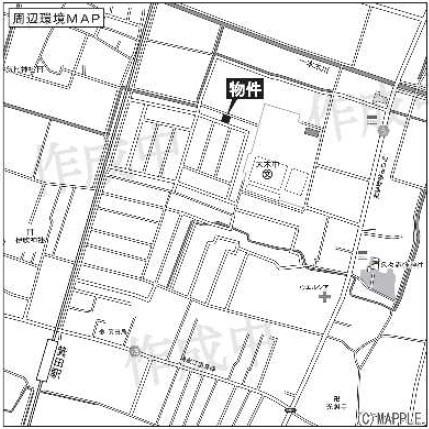 鈴鹿市北堀江2丁目の新築一戸建(現地案内図)