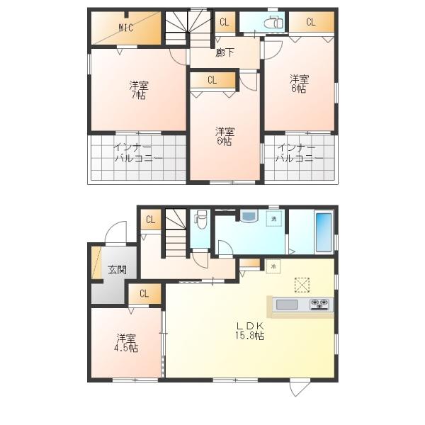 鈴鹿市庄野東第2　新築戸建　3号棟