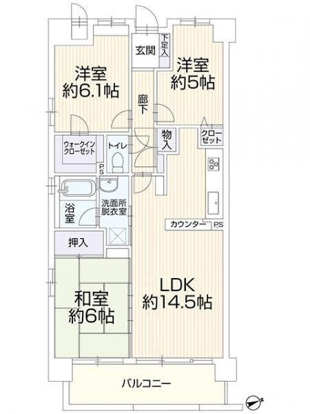 マンションフォレスト白子　中古マンション