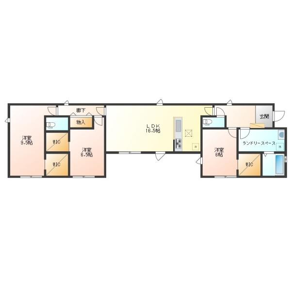 鈴鹿市白子2丁目01期　1号棟新築戸建