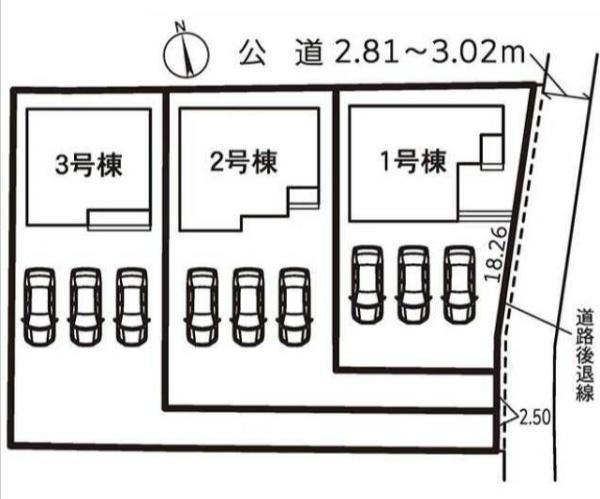 鈴鹿市岡田第4　新築戸建　全3棟　2号棟