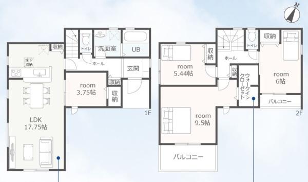 四日市市大矢知町第3　新築戸建　1号棟