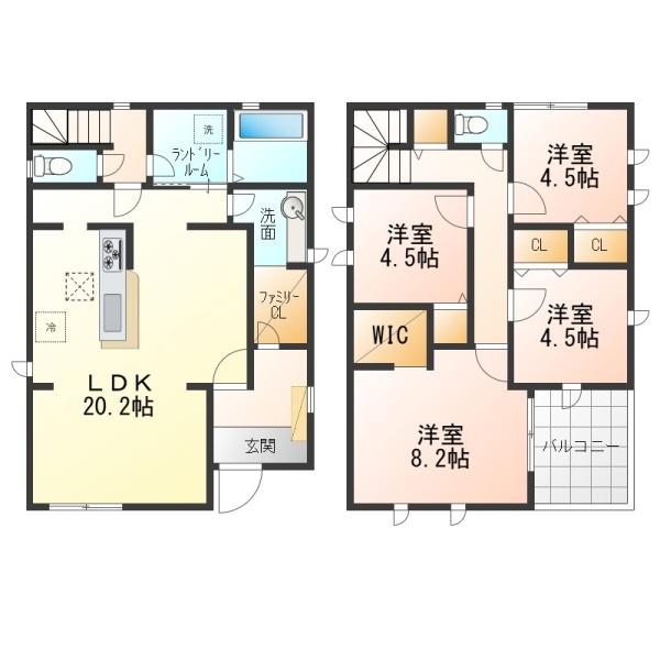津市河芸町第5　新築戸建　1号棟