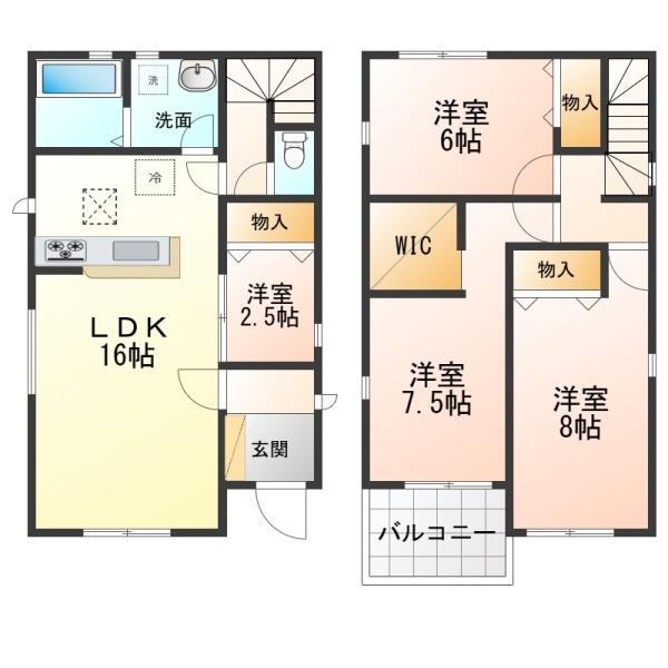 津市河芸町第5　新築戸建　2号棟