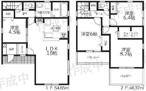 鈴鹿市鈴鹿ハイツ第2　1号棟　新築戸建