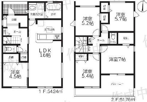 鈴鹿市鈴鹿ハイツ第2　2号棟　新築戸建