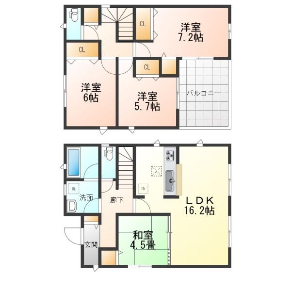 鈴鹿市長太旭町６丁目の新築一戸建