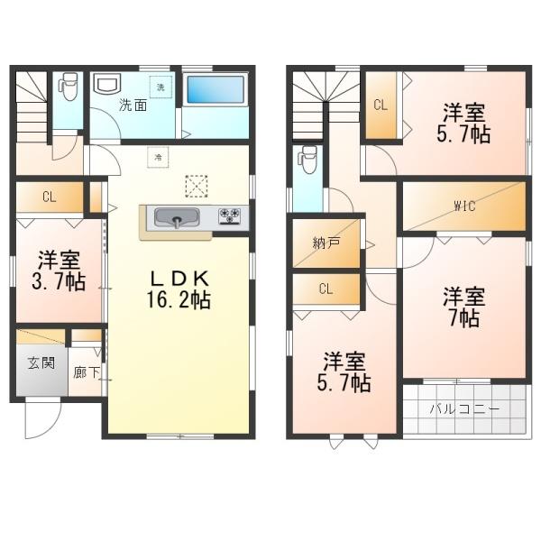 鈴鹿市野町西２丁目の新築一戸建