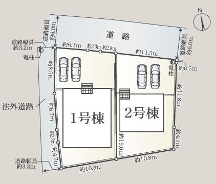 亀山市太岡寺町第2　新築戸建　1号棟