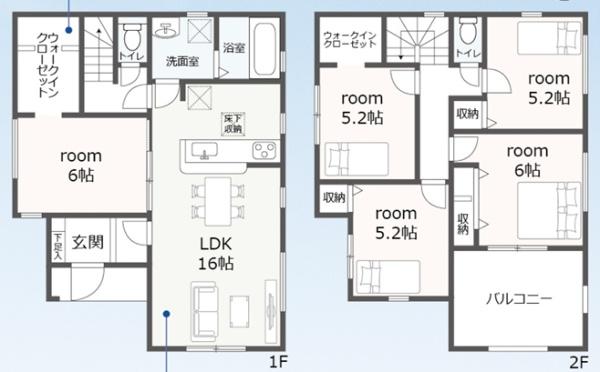 いなべ市大安町丹生川第2　新築戸建　2号棟