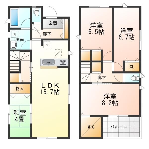 四日市市川北２丁目の新築一戸建