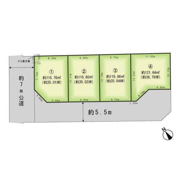 船橋市芝山７丁目の売土地