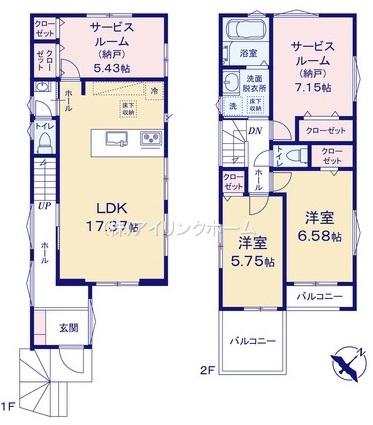 船橋市北本町２丁目の新築一戸建