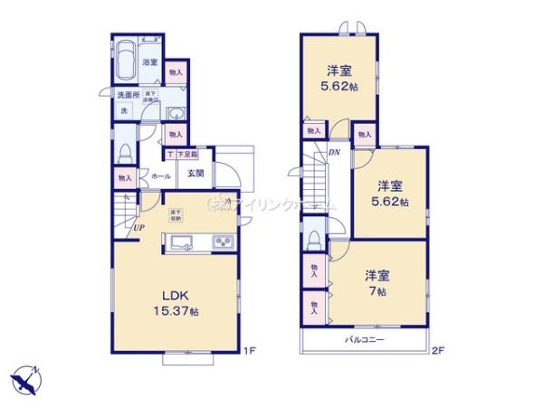 船橋市南三咲２丁目の新築一戸建