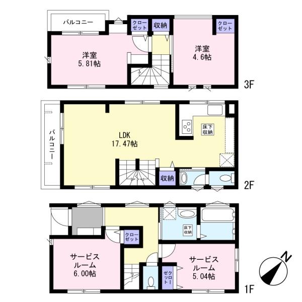 市川市福栄１丁目の新築一戸建