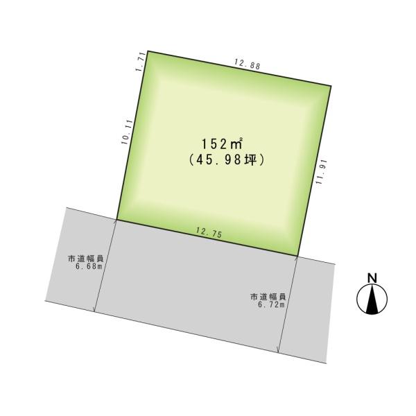 市川市北方町４丁目の売土地