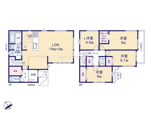 習志野市鷺沼３丁目の新築一戸建