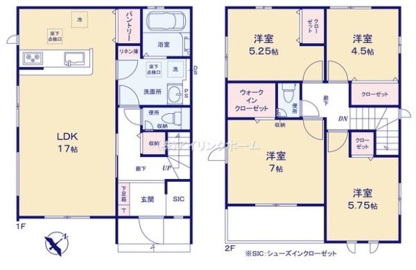 船橋市馬込西２丁目の新築一戸建