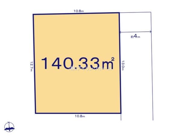 鎌ケ谷市中央２丁目の売土地