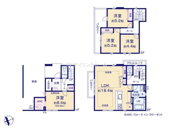 市川市新井１丁目の新築一戸建