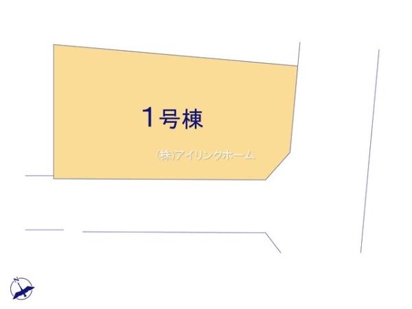 船橋市旭町1丁目の新築一戸建(区画図)