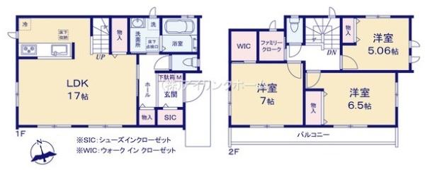 市川市北国分2丁目の新築一戸建