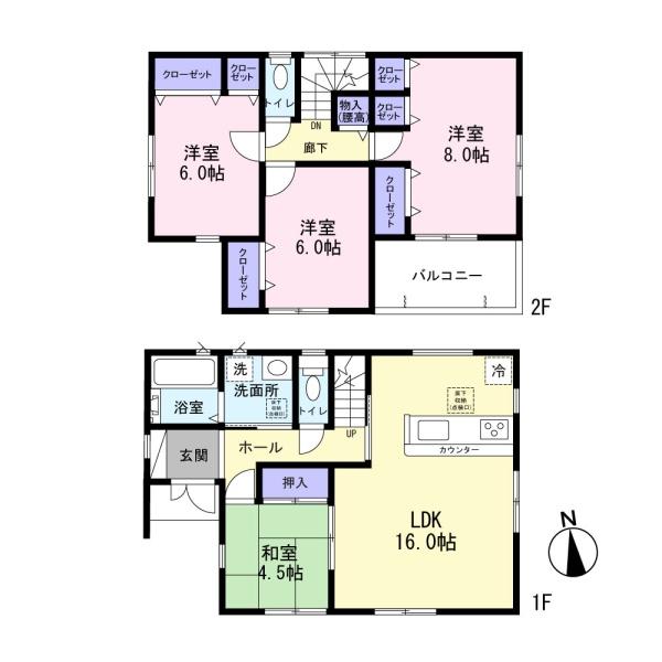松戸市六高台2丁目の新築一戸建