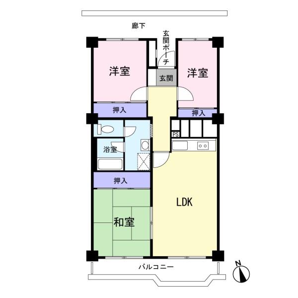 はさま台サンハイツ3号棟