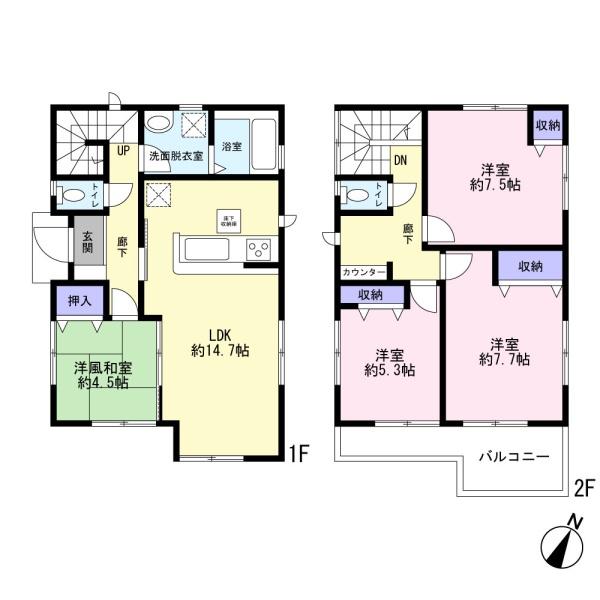 船橋市南三咲１丁目の中古一戸建