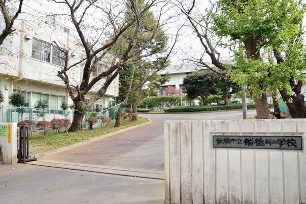 船橋市北本町２丁目の新築一戸建(船橋市立船橋中学校)
